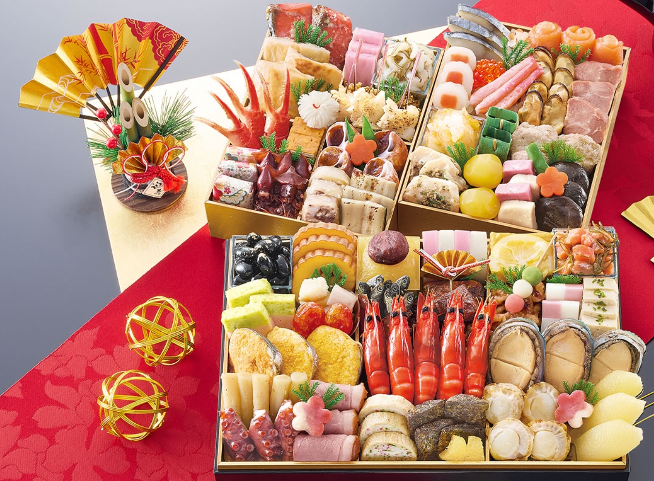 【匠本舗】京都御所南 京料理「やまの」監修三箱二段重 珠天箱
