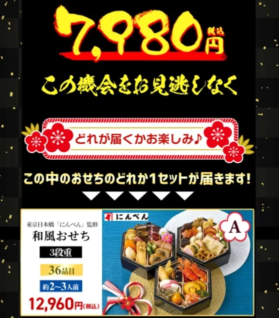 福袋おせち