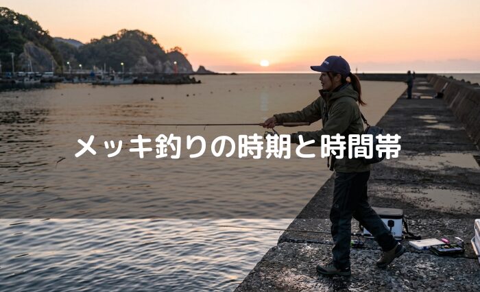 メッキ釣りの時期と時間帯