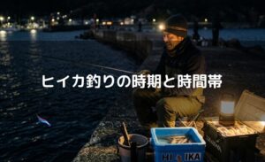 ヒイカ釣りの時期と時間帯