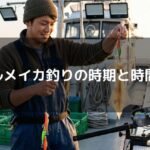 スルメイカ釣りの時期と時間帯