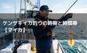 ケンサキイカ釣りの時期と時間帯【マイカ】