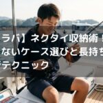 【タイラバ】ネクタイ収納術！時合を逃さないケース選びと長持ちさせる保管テクニック