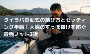タイラバ遊動式の結び方とセッティング手順！大鯛のすっぽ抜けを防ぐ最強ノット3選