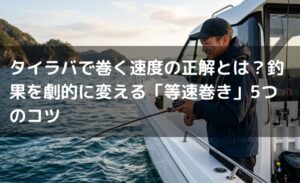 タイラバで巻く速度の正解とは？釣果を劇的に変える「等速巻き」5つのコツ